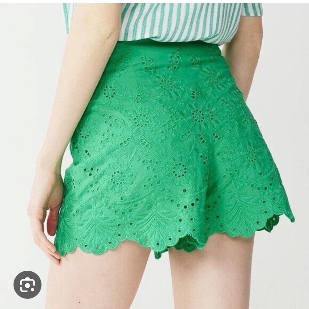 Draper James Rsvp Eyelet Flare Shorts - image 1